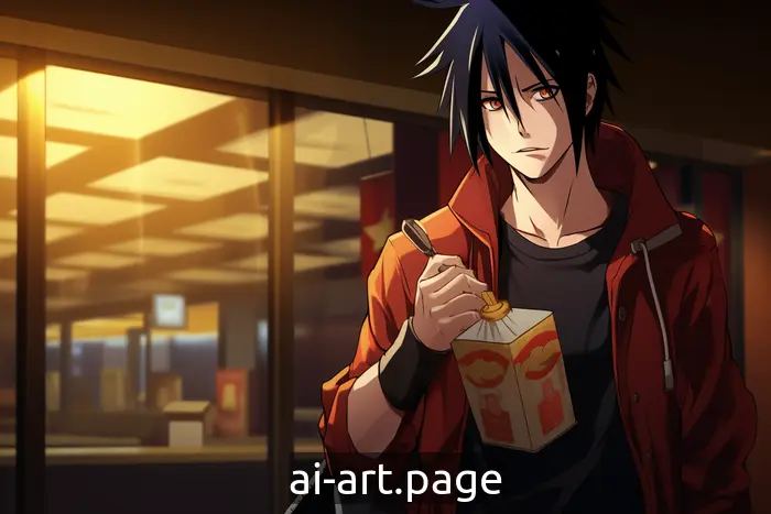 AI sasuke uchiha from naruto